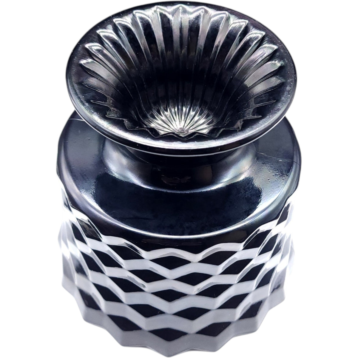 Vintage Colony Whitehall Black Glass Footed Sherbet Bowl