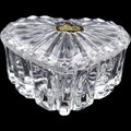 Princess House Crystal Zajecar Heart-Shaped Lidded Lead Crystal Trinket Jewelry Box