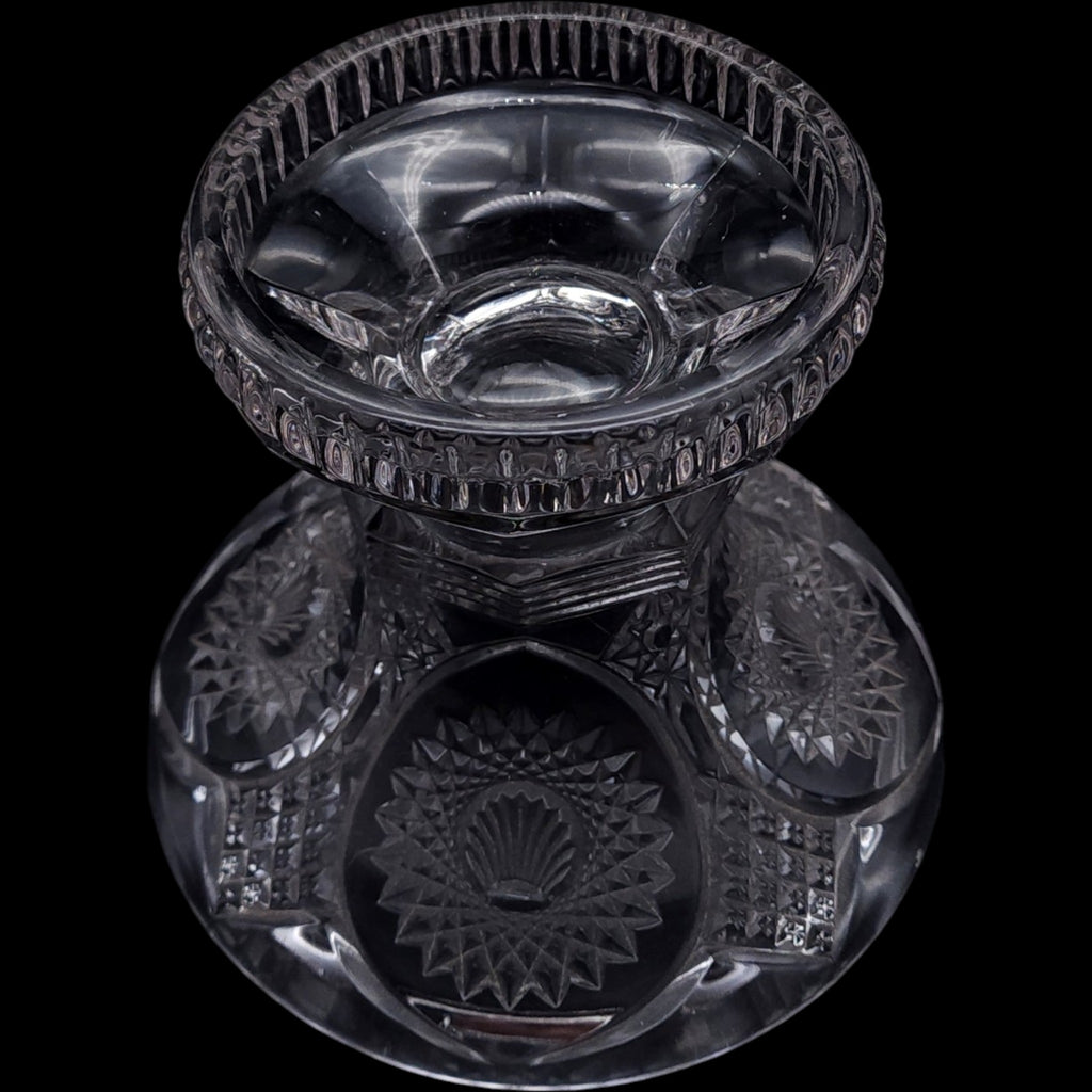 Vintage Duncan & Miller Homestead Clear Glass Punch Bowl Stand