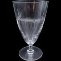 Vintage Easterling Marquise Pattern Clear Crystal Footed Iced Tea Glass