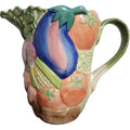 Vintage 1986 Fitz and Floyd Ceramic Vegetable Garden 1.75 QT Pitcher