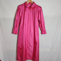 Vintage Gallery Hot Pink Long Trench Raincoat Size 2