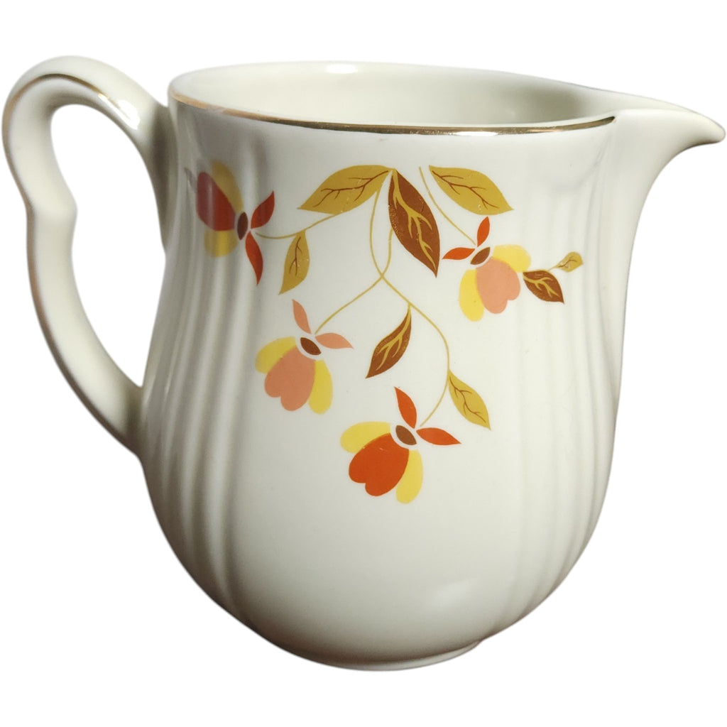 Vintage Hall China Autumn Leaf 40 oz Rayed Utility Jug Pitcher
