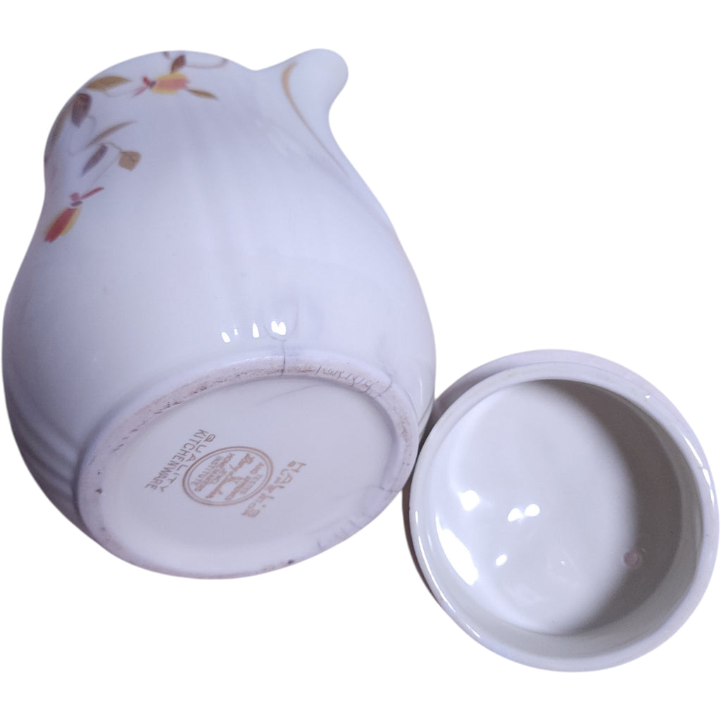 Hall China Autumn Leaf 8 Cup Rayed Coffee Pot & Lid
