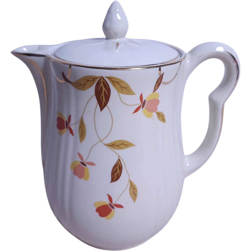 Hall China Autumn Leaf 8 Cup Rayed Coffee Pot & Lid