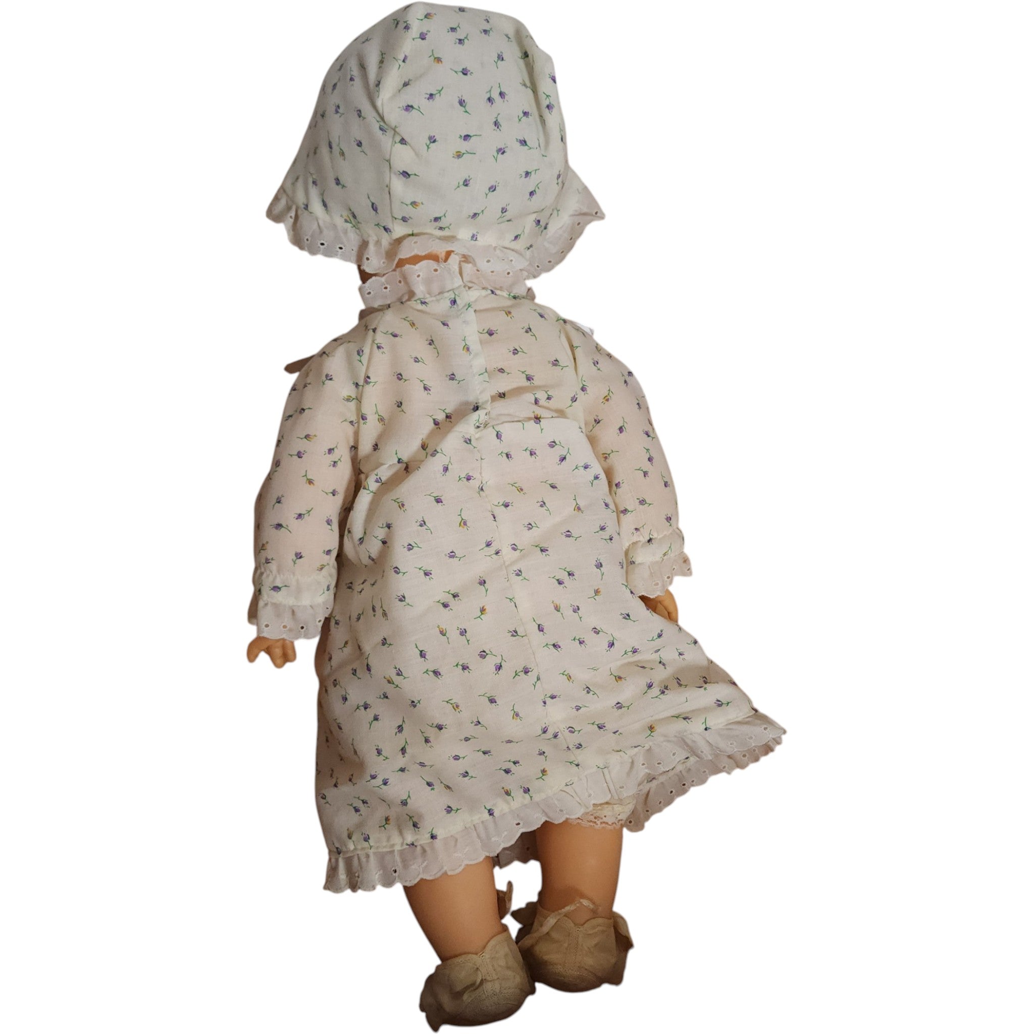 Vintage Ideal Doll Co. Hard Plastic and Vinyl Toddler Baby Doll 21"