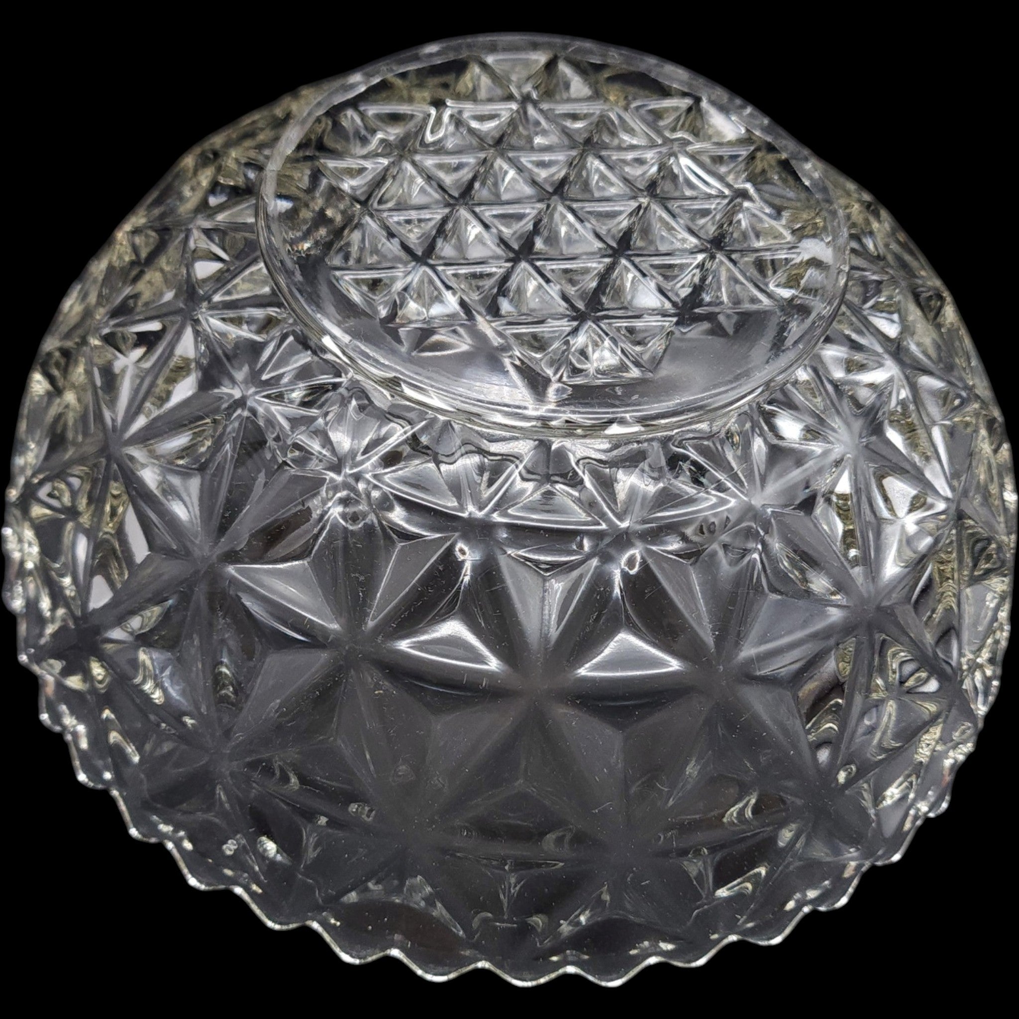 Imperial Glass Mt. Vernon Clear Pressed Glass 9 Inch Bowl