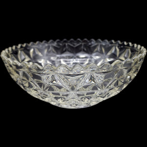 Imperial Glass Mt. Vernon Clear Pressed Glass 9 Inch Bowl