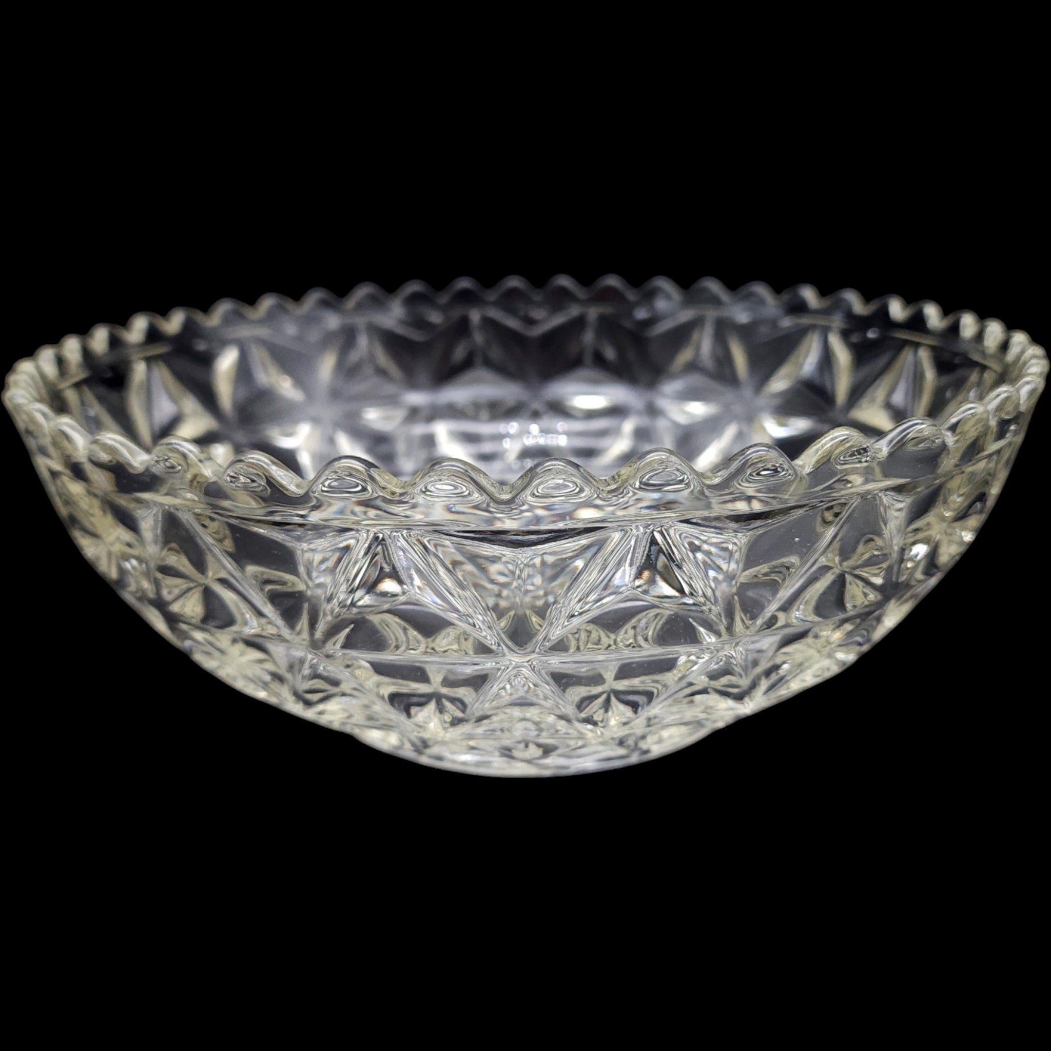 Imperial Glass Mt. Vernon Clear Pressed Glass 9 Inch Bowl