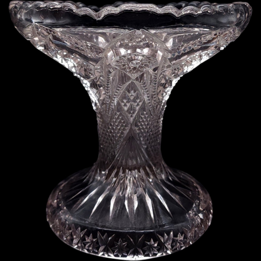 Vintage Imperial Glass Royalty Clear EAPG Punch Bowl Stand