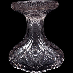 Vintage Imperial Glass Royalty Clear EAPG Punch Bowl Stand