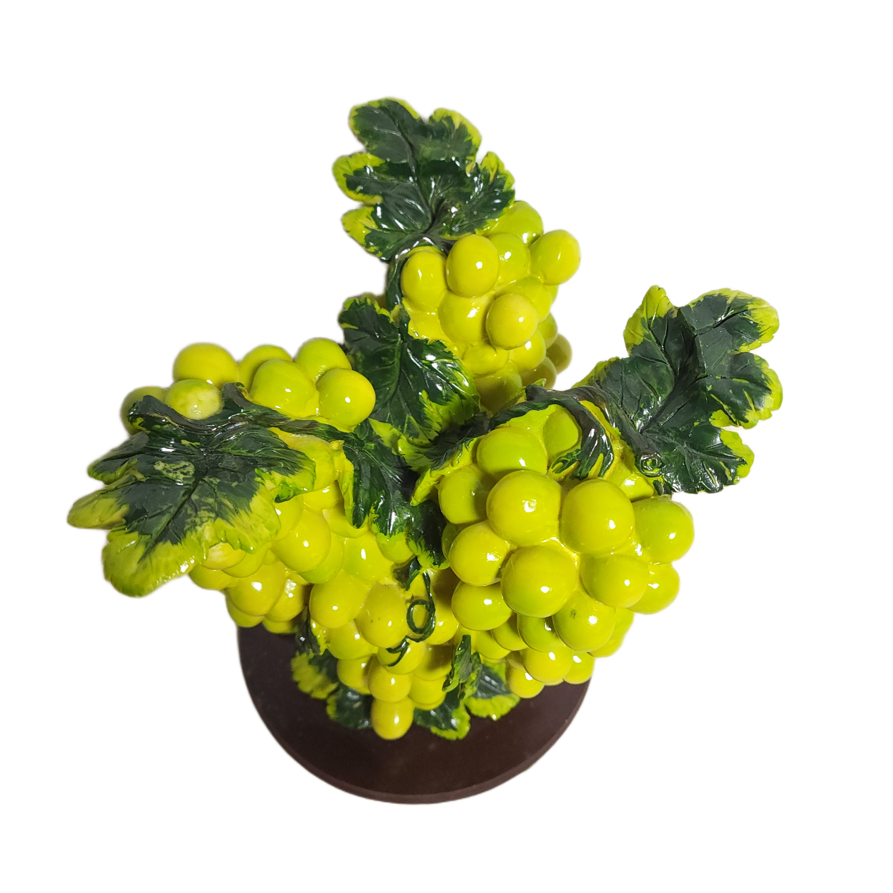 Vintage La Cardi Collection Green Grape Cluster Figurine