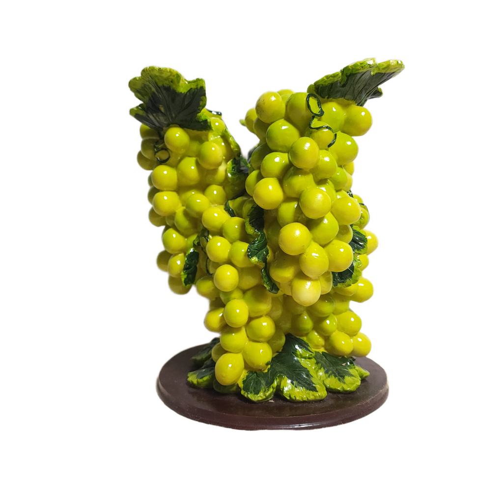 Vintage La Cardi Collection Green Grape Cluster Figurine