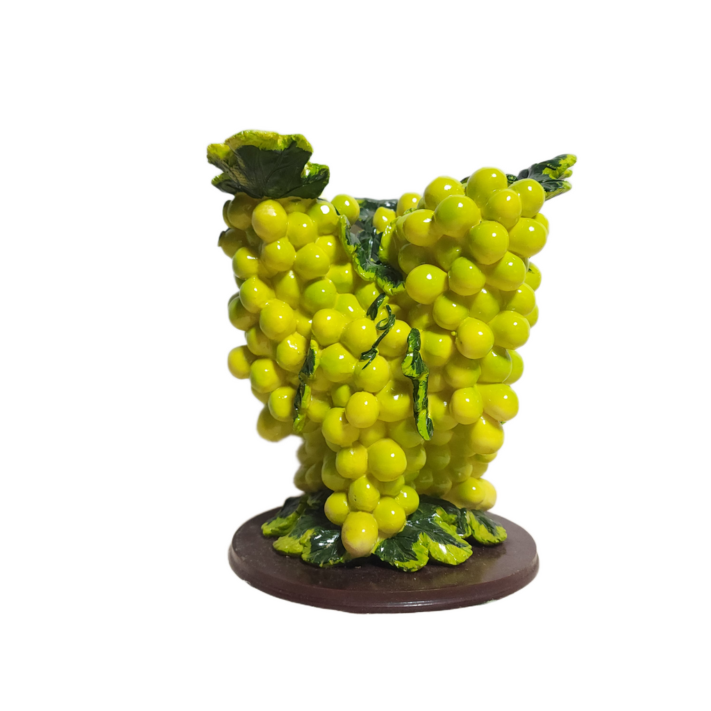 Vintage La Cardi Collection Green Grape Cluster Figurine