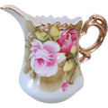 Vintage Lefton Heritage Green Creamer Pitcher