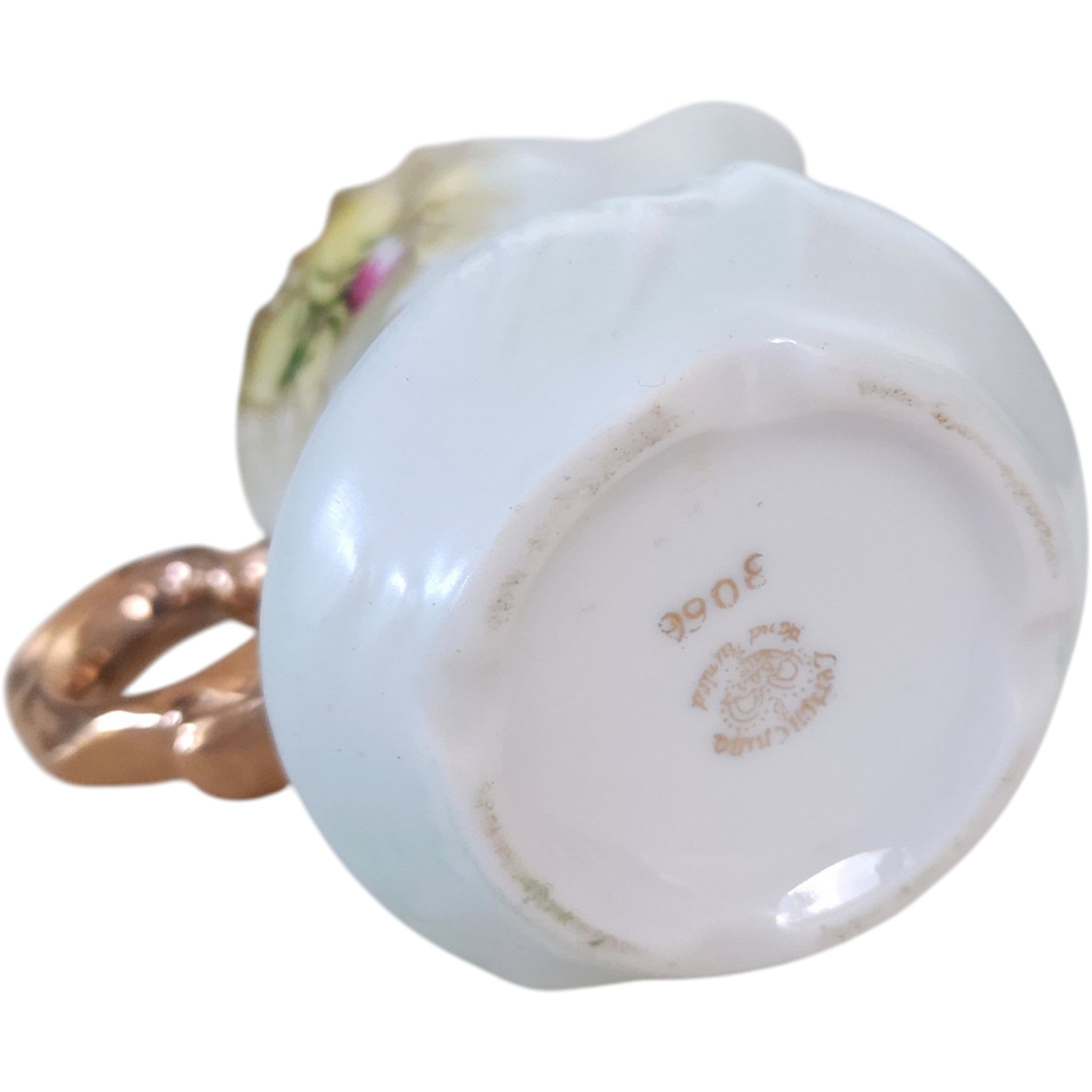 Vintage Lefton Heritage Green Creamer Pitcher