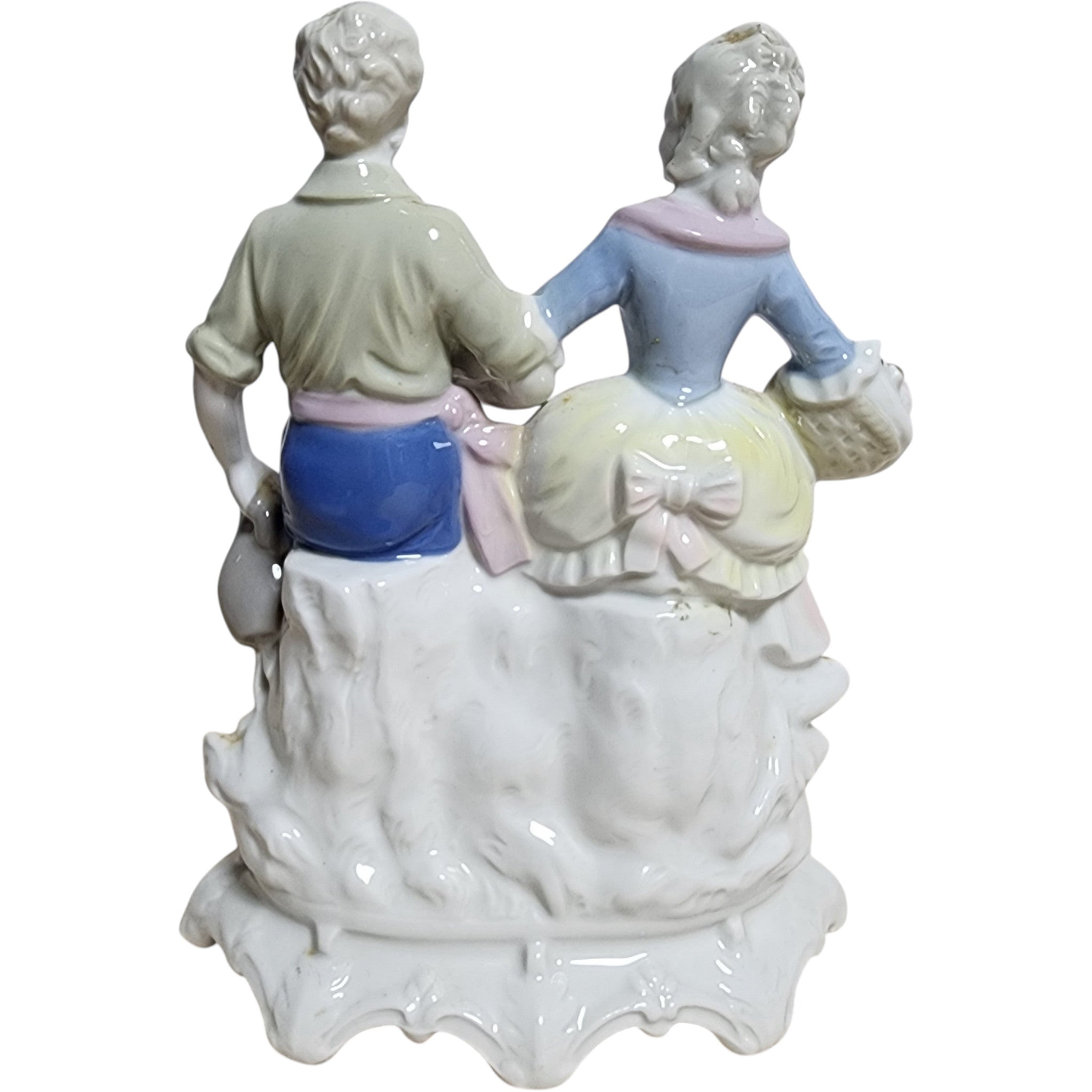 Vintage Lippelsdorf GDR Porcelain Courting Couple Figurine