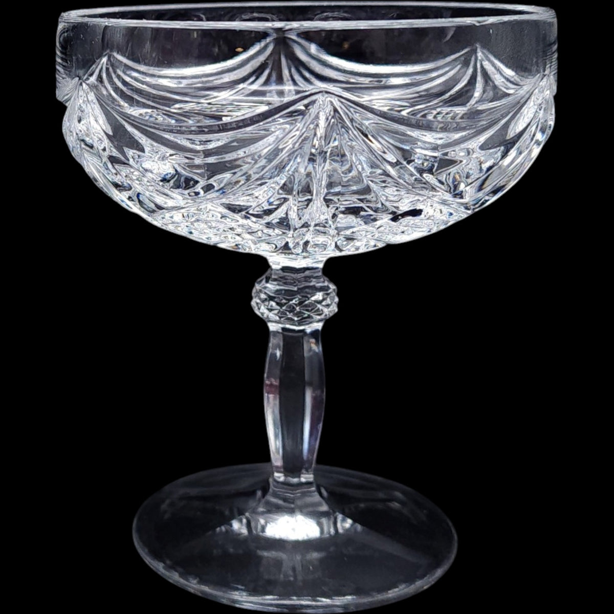 Vintage Nachtmann Crystal Eduard Champagne Sherbet Glass