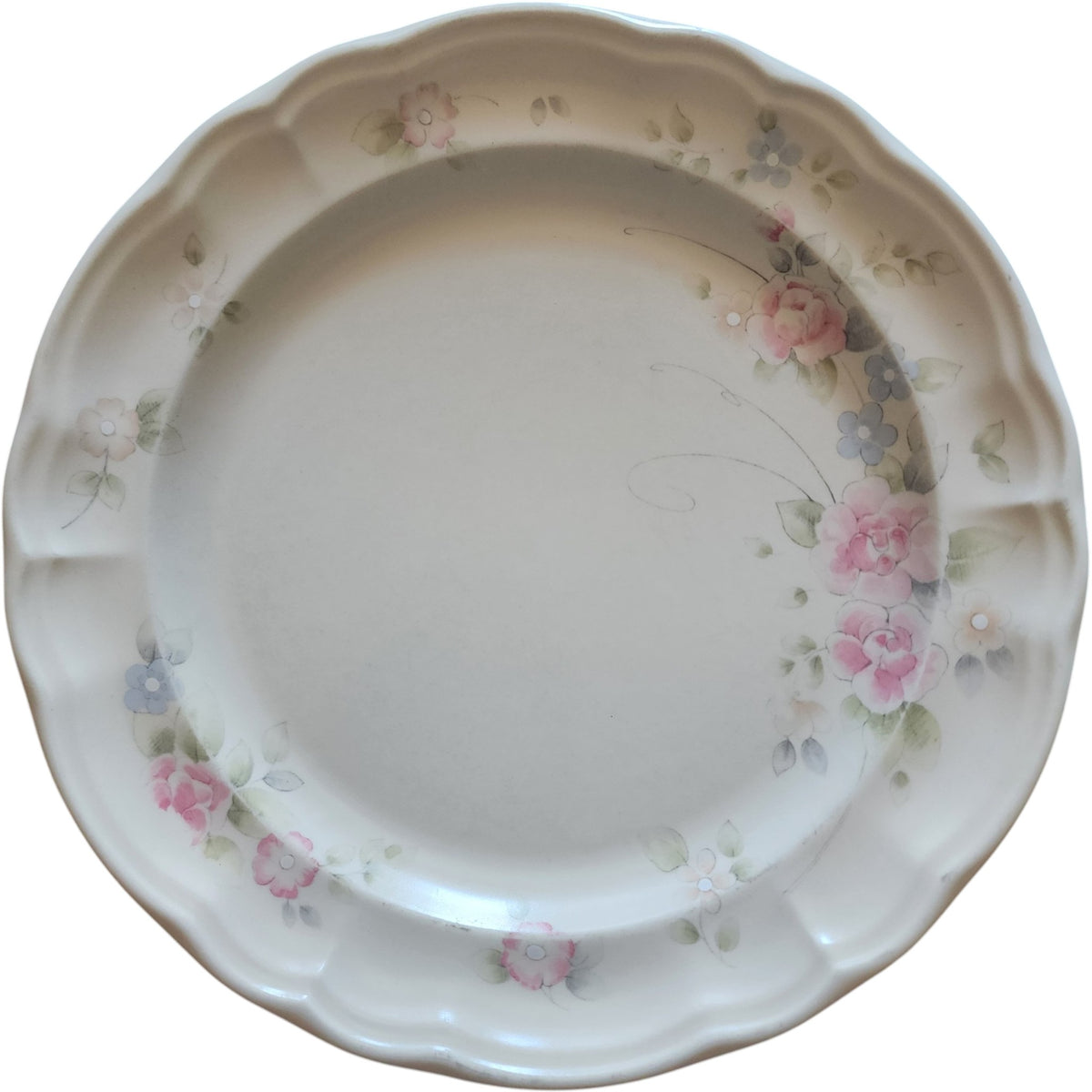 10" Vintage Pfaltzgraff Tea Rose Dinner Plates - Set of 4