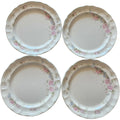 10" Vintage Pfaltzgraff Tea Rose Dinner Plates - Set of 4