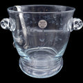 Vintage Princess House Heritage Etched Glass Ice Bucket with Tongs