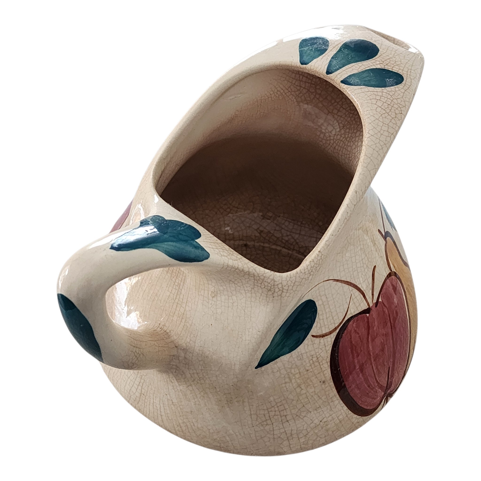 Vintage Purinton Pottery Apple and Pear Beverage Set Pitcher & 5 Tumblers