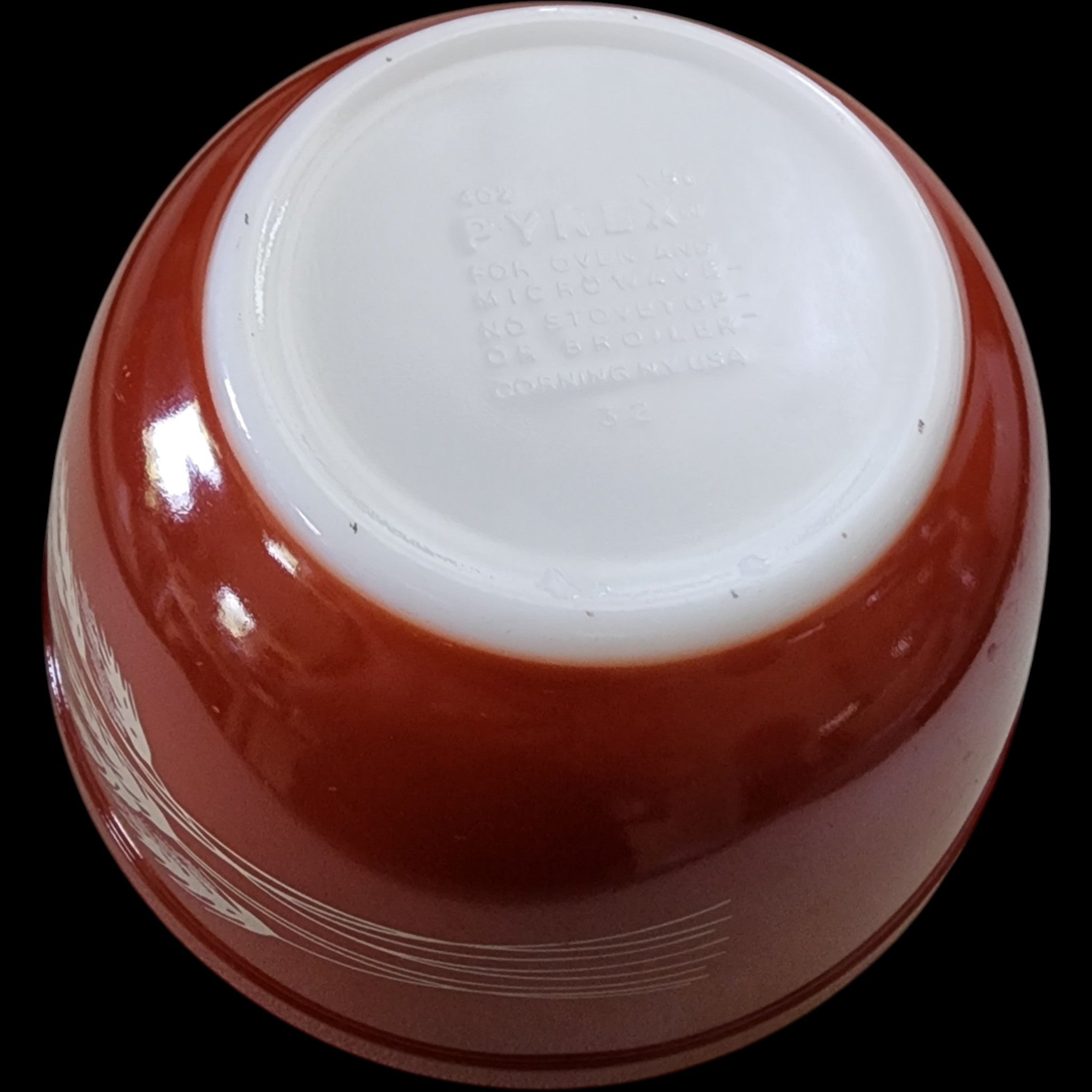 Vintage Pyrex Autumn Harvest 1.5 Qt Mixing Bowl #402