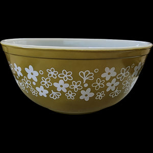 Vintage Pyrex Spring Blossom Green 2.5 Qt Mixing Bowl #403