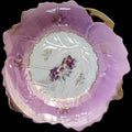 8" Vintage Royal Halsey Very Fine Porcelain Leaf Shaped Candy Dish