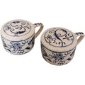 Vintage Royal USA Doorn Blue and White Salt and Pepper Shakers Set