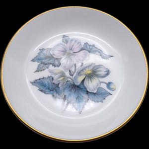 Royal Worcester Fine Bone China Coaster Woodland Floral Pin Dish
