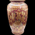 Vintage Satsuma Style Porcelain Ceramic Vase Moriage Gold Gilt Floral
