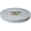 Vintage Simpsons Potters Solian Ware Game Bird Plates by Arthur Singer Set of 4