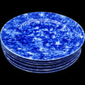 Vintage Stangl Pottery Tiffany & Co. Blue Caughley Dinner Plates Set of 6