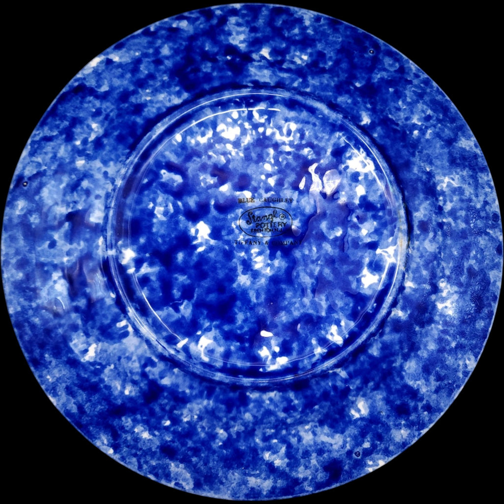 Vintage Stangl Pottery Tiffany & Co. Blue Caughley Dinner Plates Set of 6