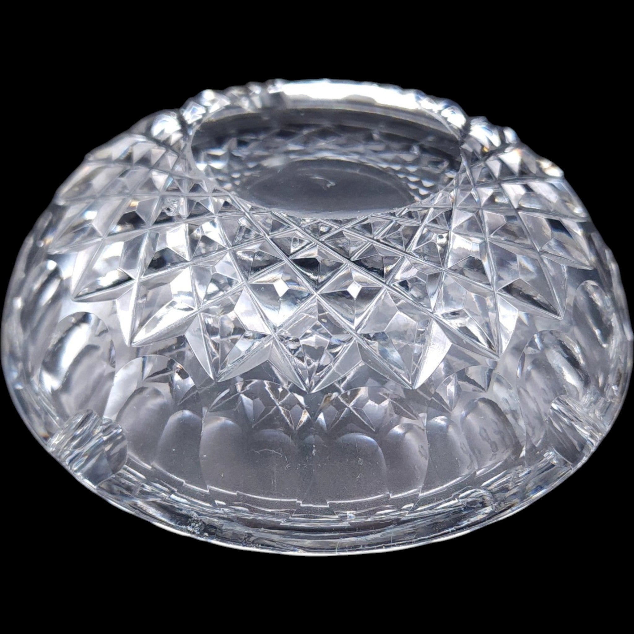 Vintage Waterford Crystal Colleen Pattern 5-Inch Cut Glass Ashtray