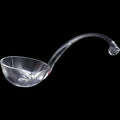 Vintage Clear Pressed Glass Punch Bowl Ladle with  Pour Spout