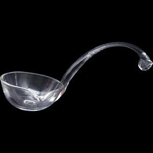 Vintage Clear Pressed Glass Punch Bowl Ladle with  Pour Spout
