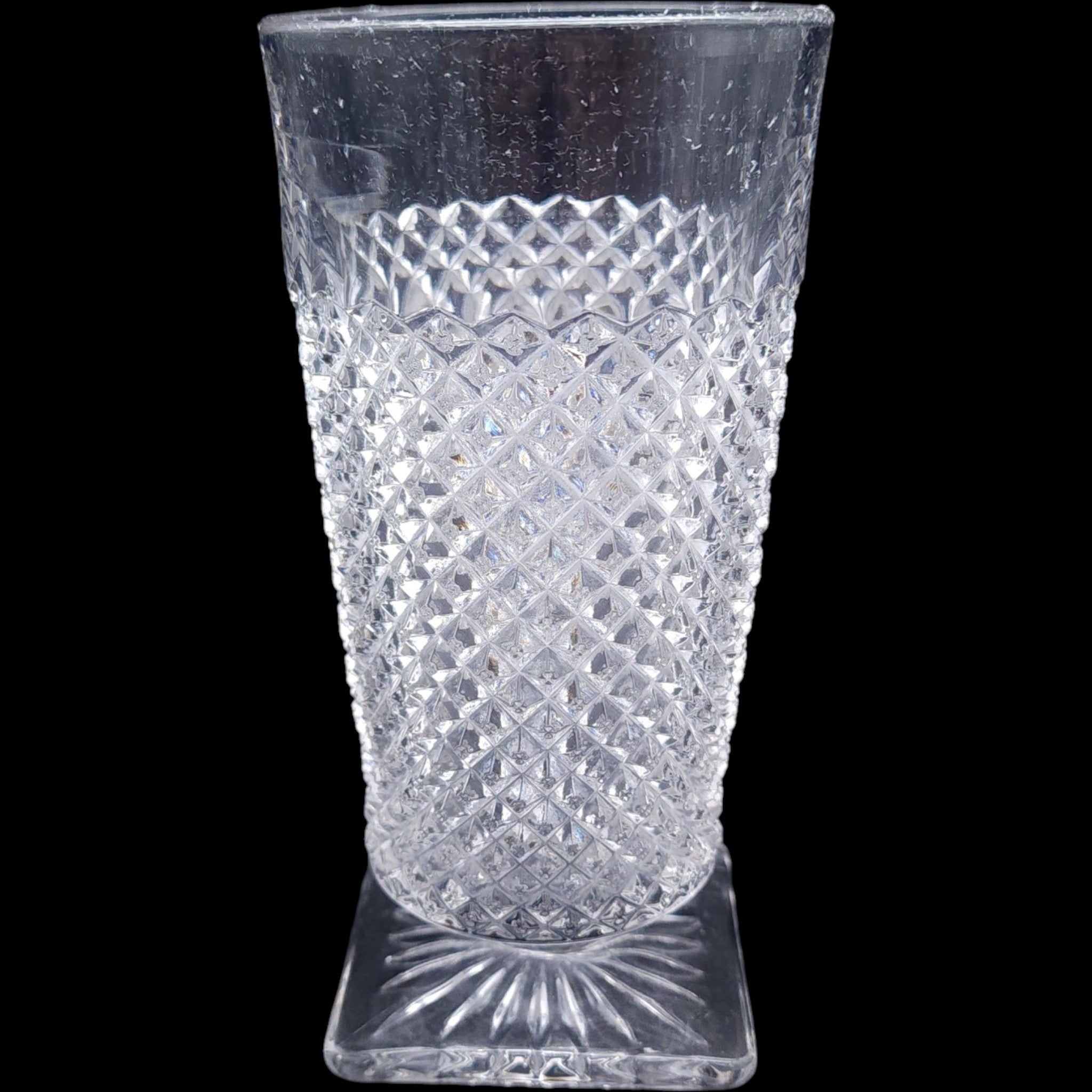 Westmoreland English Hobnail Clear Square Base Iced Tea Glass
