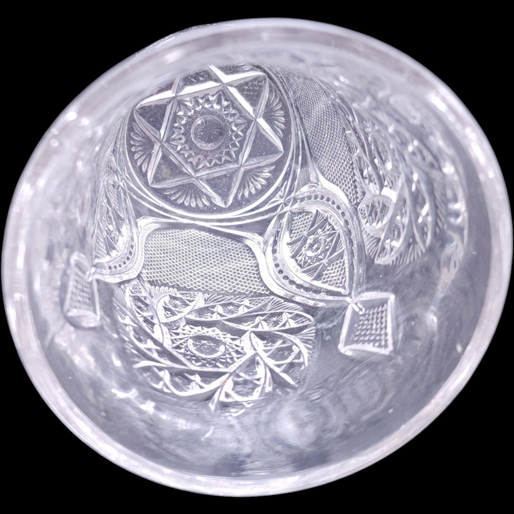 Vintage Westmoreland Glass Buzz Star Clear Pattern Clear Tumbler