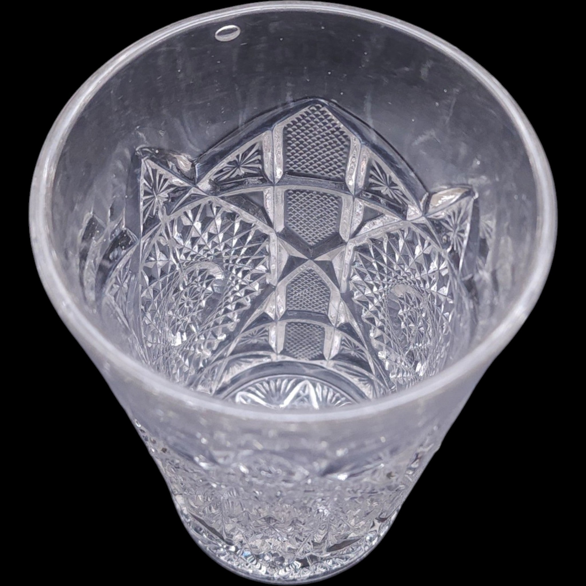 Vintage Westmoreland Pressed Glass Goblet Tumbler Highball Drinking Glass