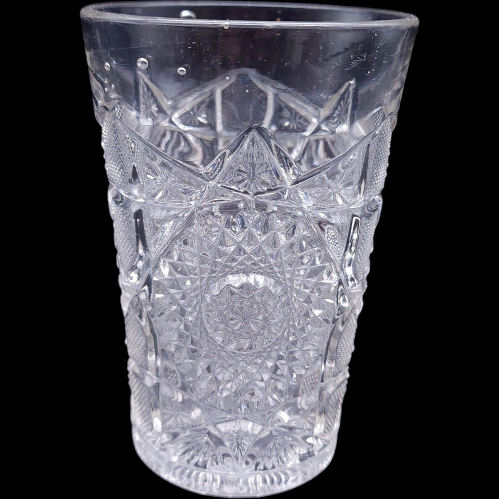 Vintage Westmoreland Pressed Glass Goblet Tumbler Highball Drinking Glass