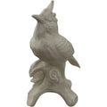 Vintage White Porcelain Tufted Titmouse Bird Figurine