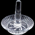 Vintage Zajecar Lead Crystal Ring Holder Dish