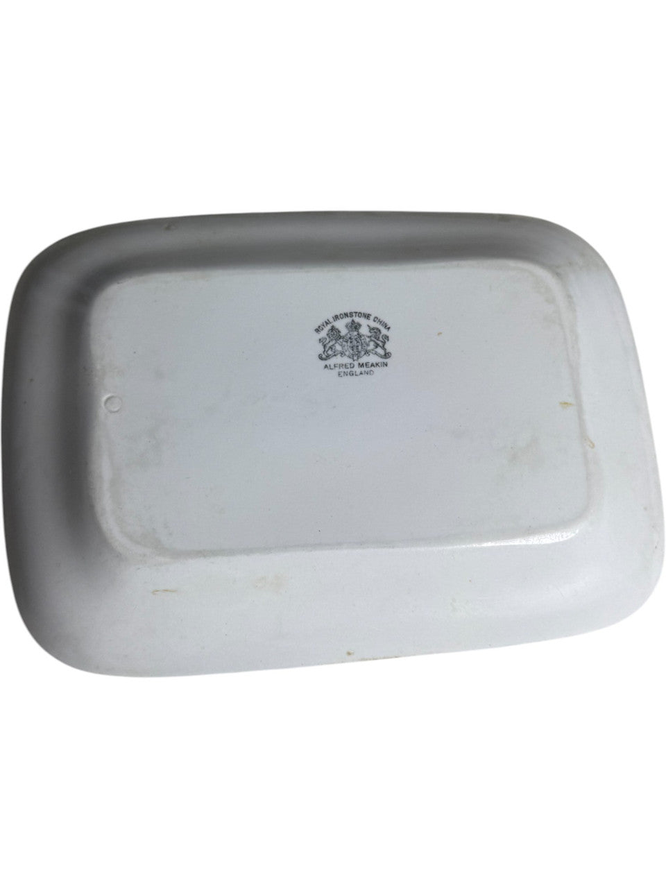 Vintage Alfred Meakin Royal Ironstone China Serving Platter White Rectangular England