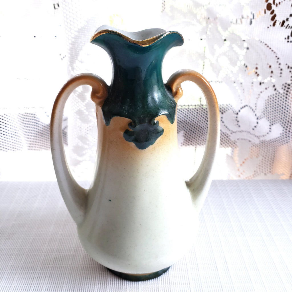 Vintage Austria Ceramic Hand Painted Bud Vase