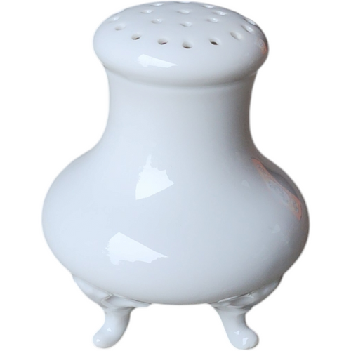 Vintage White Ironstone Muffineer Sugar Shaker