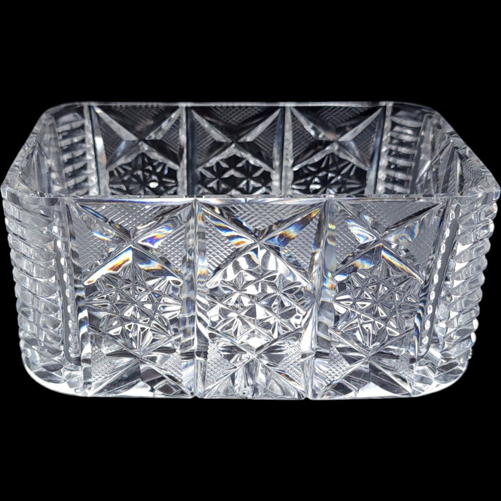 Waterford Crystal Clare Cut Sugar Packet Holder Caddy