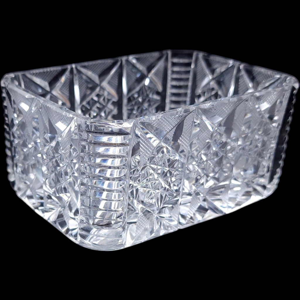 Waterford Crystal Clare Cut Sugar Packet Holder Caddy