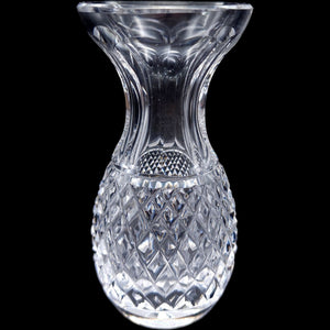 4" Waterford Crystal Cut Crystal Violet Bud Vase